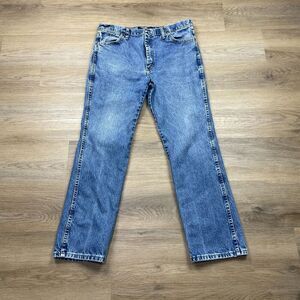Vintage Wrangler Jeans Mens 36x32 Blue George Strait Collection Bootcut Cowboy